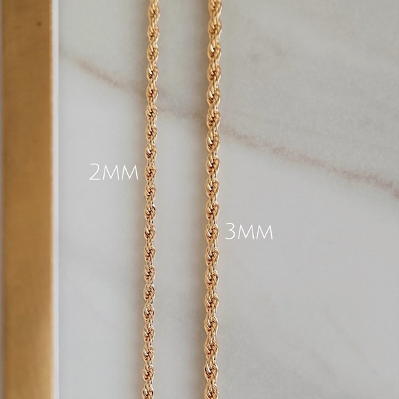 Hamptons Rope Chain | 18k Gold Filled - Picture 7 of 8